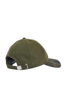 Barbour Gorra Barbour Roker Cap Verde cuadros