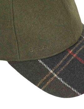 Barbour Gorra Barbour Roker Cap Verde cuadros