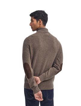 Barbour Jersey Marrón cuello botones