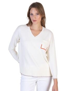 Hongo Jersey Crudo cuello pico