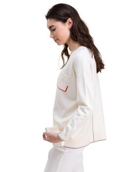 Hongo Jersey Crudo cuello pico