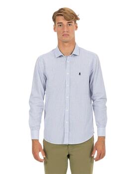 El Pulpo CAMISA CUADRO SIMPLE POPELÍN AZUL COBALTO 
