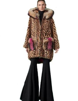 Abrigo Cyrana Furs Mod. Ópalo Con Capucha Para Mujer