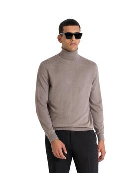 Antony Morato Jersey Knitted Sweater Nocciola